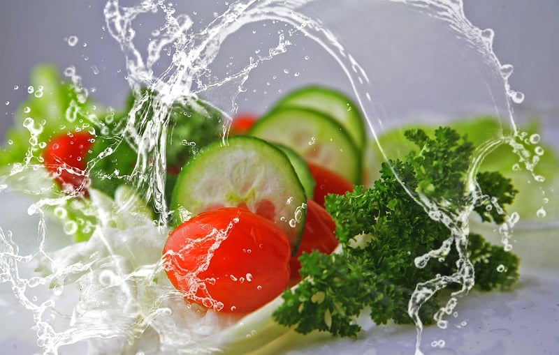 Colorful salad bowl