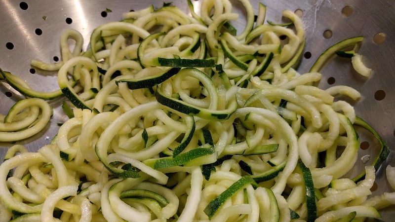 Zoodle pasta